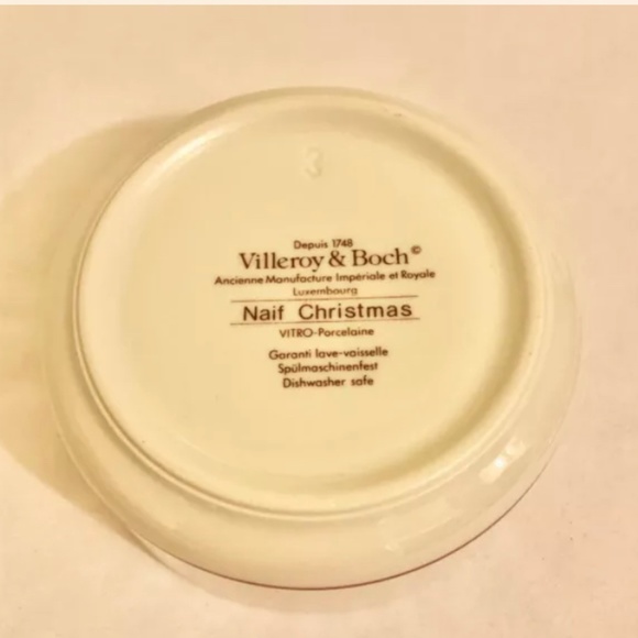 Villeroy and Boch Naïf Christmas candy box with lid - Picture 2 of 2